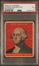 1932 U.S. Caramel George Washington Presidents PSA 1 American Heroes 72 Graded picture