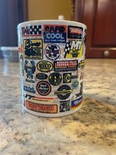 Vintage BAJA 4X4 OFF ROAD RACING stickers on Coffee Mug picture