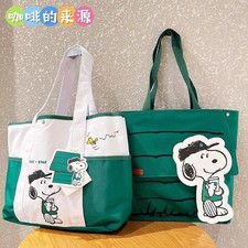 Starbucks x Snoopy Large-Capacity Tote Bag – Stylish Comic & House Prints picture