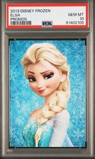2013 Disney Frozen Promos Elsa Rookie Card PSA 10 Gem Mint picture