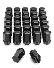 32pcs 14x1.5 OEM Lug Nuts for Chevy Silverado GMC Sierra 2500 3500,14mmx1.5 Blac picture