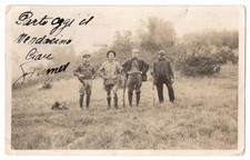 1923~REAL PHOTO POSTCARD~HUNTERS FIREARMS~SAN FRANCISCO,CA to Prov. Torino,ITALY picture