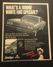 1960’s Dodge Coronet Car Automobile Vintage Newspaper Ad  picture