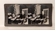 c131, Keystone Stereoview, #28004, 30th President Calvin Coolidge, 1920s picture