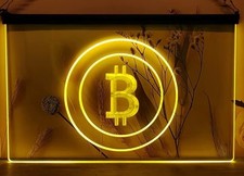Bitcoin Neon Neon Light Sign Home Shop Wall Hanging Desktop Decor picture