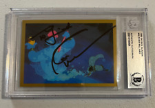 Robin Williams Signed 1993 Skybox Aladdin Genie Autograph Auto Beckett BAS Card picture