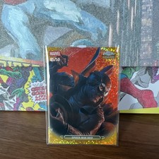 Topps 2026 Chrome Marvel Fanfare Spider-Man Noir Gold Speckle 05/50 picture