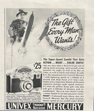1939 Univex Camera Vintage Print Ad Super Speed Candid The Gift Every Man Wants picture