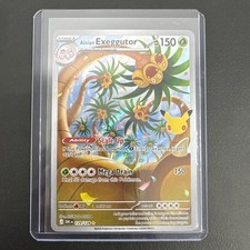 ⭐️ Alolan Exeggutor Full Art 129/128 30th Anniversary Pokemon Tcg NM picture