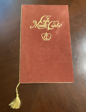 Vintage Cafe Monte Carlo Dining Menu Desert Inn Hotel & Club Las Vegas 60/70's picture
