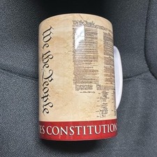 We The People United States Constitution Coffee Mug, 15 oz picture