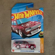Hot Wheels  2023 Super Treasure Hunt Datsun Bluebird Wagon 510 - Pink picture