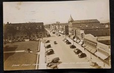 RPPC 1947 Stone Street From Hotel Weaver Falls City, Nebraska Photo Postcard picture