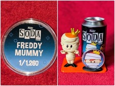 Funko Soda Digital Droppp Halloween Series 1 Freddy as The Mummy LE 1260 PCS HTF picture