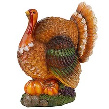 Thanksgiving Resin Turkey Table Decorations, 9.5