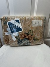 VINTAGE NOS JCPenney Carlton Collection Floral Full/Double Sheet Set 4-pc picture