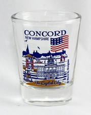 CONCORD NEW HAMPSHIRE GREAT AMERICAN CITIES COLLECTION SHOT GLASS SHOTGLASS picture