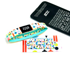 ZOX **MAYBE I CN DO THIS AFTER ALL** Silver Single Med Mystery Wristband w/Card picture
