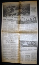 1982 Press Enterprise Newspaper Riverside California Armistice Day Mt Rubidoux picture