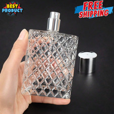 Glass Perfume Bottles Empty Refillable 100Ml /3.4Oz Atomizer Sprayer for Perfume picture