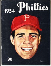 1954 Philadelphia Phillies Yearbook 1st ed. em bx1.23 picture