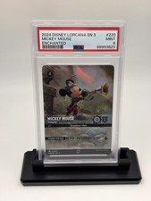 2024 DISNEY LORCANA INTO THE INKLANDS #220 MICKEY MOUSE - TRUMPETER PSA 9 picture