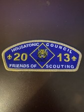 BSA Housatonic Council 2013 FOS CSP Gold Mylar Bdr picture
