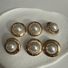 Chanel Vintage Designer Button | 6 PC Bundle 22 mm L-CBG11-22 picture