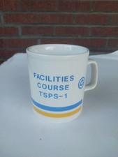 Southwestern Bell Telephone vintage ceramic coffee mug Facilities Course TSPS-1 picture