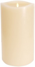Luminara Grand Pillar Flameless Led Candle Ivory 6.25 X 10.6 Battery Operated picture