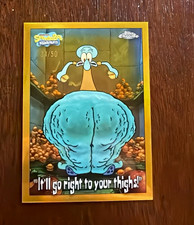Topps Chrome SpongeBob Squidward 