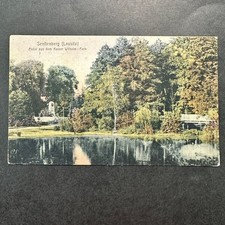 1917 Senftenberg Lausitz Postcard Kaiser Wilhelm-Park Germany ScenicView picture