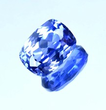 Assured 7.43 Ct Natural Ceylon Blue Sapphire Cushion Cut IGL Loose Gemstone 28R picture