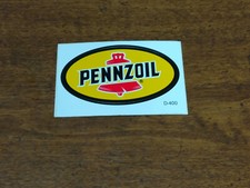 VTG PENNZOIL Sticker Decal ORIGINAL RACING OLD STOCK 3
