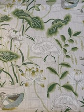 Schumacher Lotus Garden Leaf Fabric 8 Yards picture