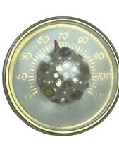 Vintage mid century  Desktop Thermometer, Honeywell All Rhinestones In Place picture