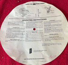 BSR Trouble Free Record Changer Turntable Instructions TDC-154 Vintage picture