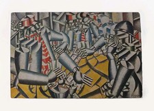 Vintage Fernand Leger, Soldiers Playing Cards, Unused, Rijksmuseum Holland Hague picture