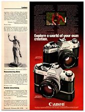 1978 Canon 35mm Film Camera Original Print Advertisement (11 x 5.5) picture