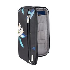 Travelon RFID Blocking Family Passport Wallet, Midnight Floral picture