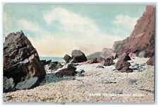 c1910's View Of Rocks On Bonchurch Beach United Kingdom UK Antique Postcard picture