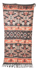 Fine Vintage East Sumba Indonesia Hinggi Ikat Winged Naga Dragon Textile 97