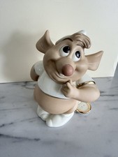 Lenox Disney Showcase Collection Gus Mouse Cinderella NIB 24K Gold Porcelain picture