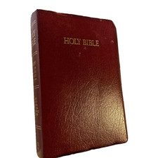 Holy Bible Giant Print Center Column Reference NKJV Nelson 1994 Red Letter picture