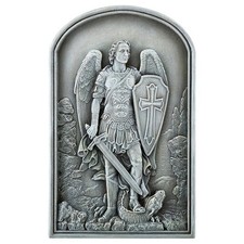 12.25 Inch Saint Michael The Archangel Warrior Garden Plaque For Outdoor Decor picture