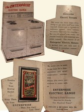 Vtg 1950s Phillips Buttorff Enterprise Electric Range Advertising Needle Book picture