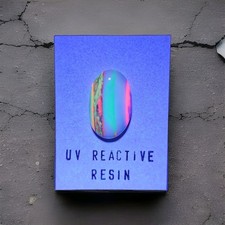 UV Reactive Layered Resin Rare Color And Patterns Blanks/Cabbing BAF 298D picture