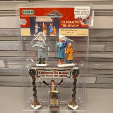 Lemax Xmas Village CELEBRATING THE SEASON 25th Annual Tree Lighting #92278 RARE picture
