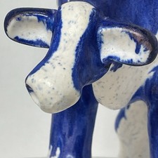 Vintage Dwight Davidson Original Cow Sculpture 1995 Rare 7”x8” picture