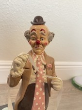 Vintage Judi's Pastime Clown Figurine, Signed, 1983 From The NY stock Exchange picture